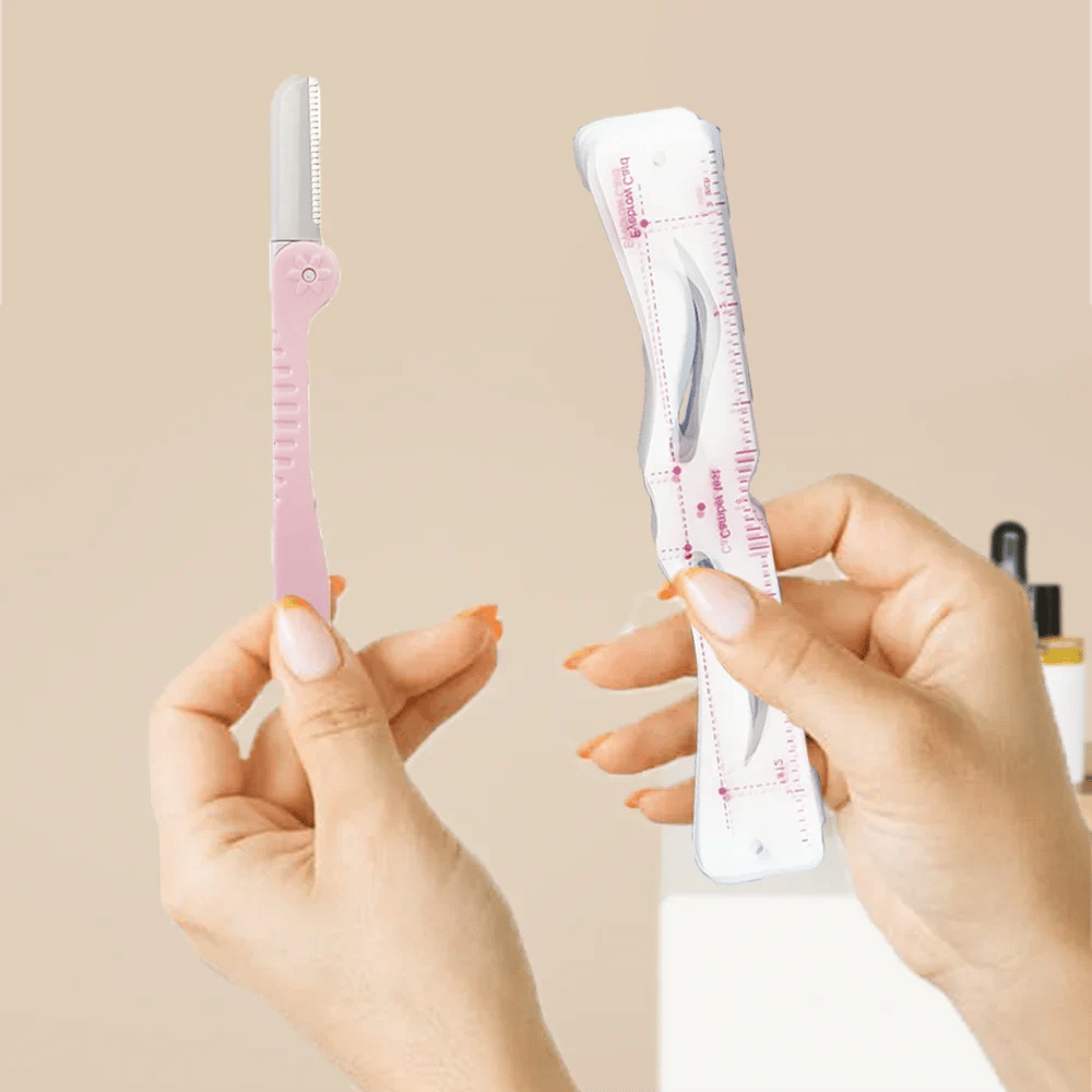 ✨💕 12 Shapes, One Perfect Brow — Eyebrow Stencil Kit