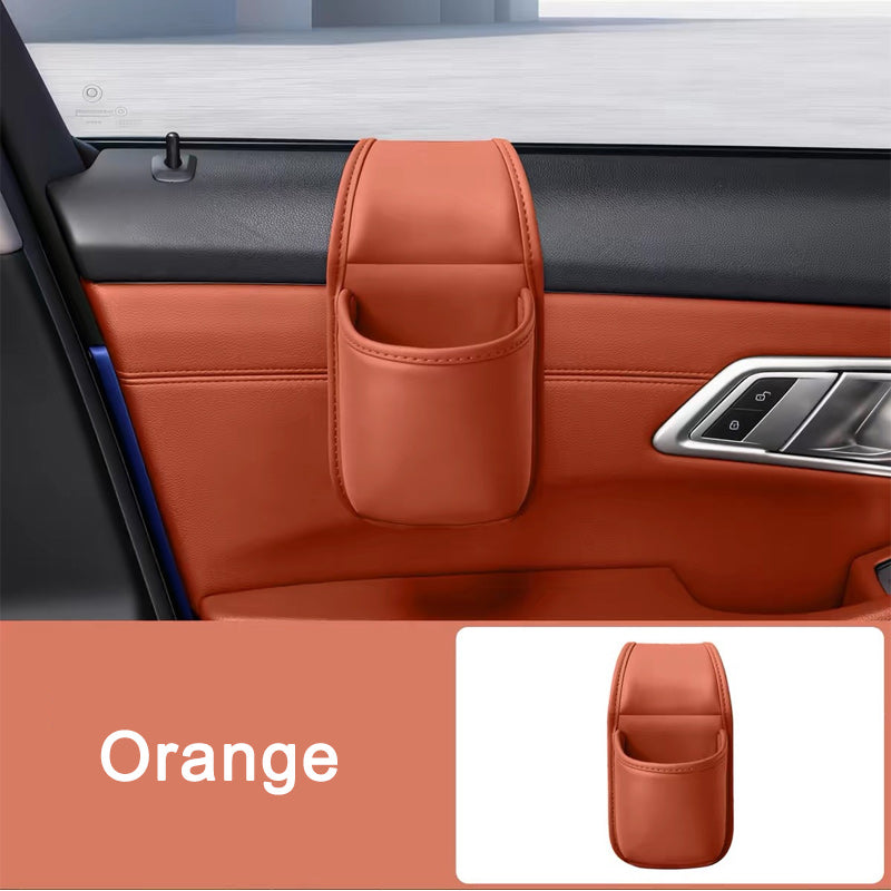 🚗 Multifunktionell förvaringsficka för bildörren: Kopphållare och mobilhållare för bilens interiör! ✨