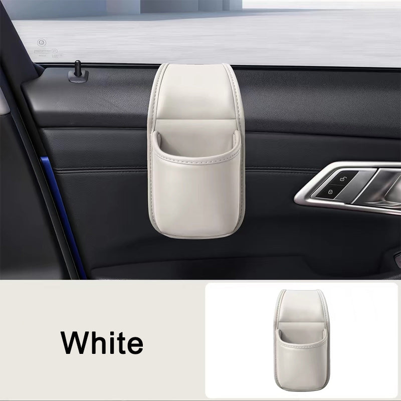 🚗 Multifunktionell förvaringsficka för bildörren: Kopphållare och mobilhållare för bilens interiör! ✨