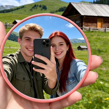 📸Handhållen selfiespegel med vidvinkel och hög upplösning
