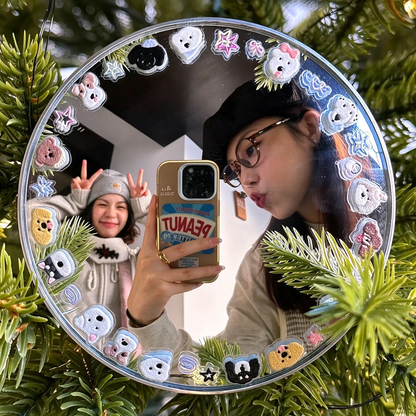 📸Handhållen selfiespegel med vidvinkel och hög upplösning