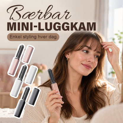 Mini portabel elektrisk locktång för lugg💇‍♀️✨