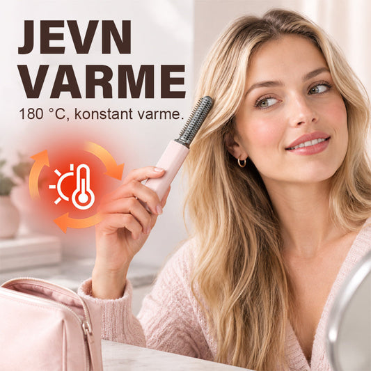 Mini portabel elektrisk locktång för lugg💇‍♀️✨