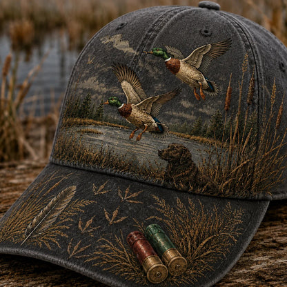 🦆Den ultimata kepsen för vattenfågeljägare! 🌾