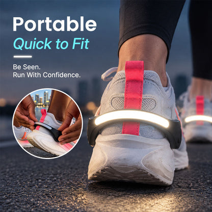 🏃‍♂️💡 LED-hälbelysning för skor – synlighetsljus för löpning och promenader