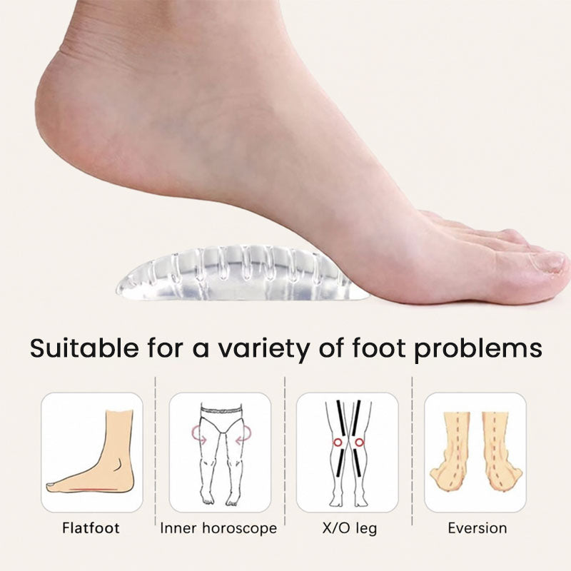🦶☁️ Genomskinliga fotvalvsstöd — ett diskret stöd för dina fötter i vardagen