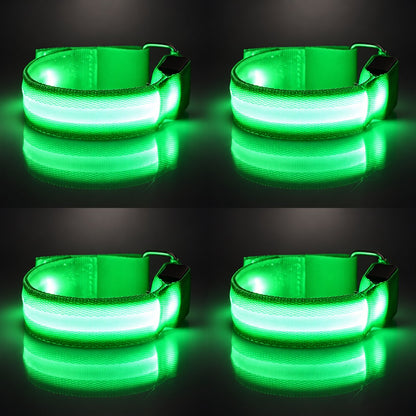 LED-benremmar för häst – 4-pack | Knappcellsbatteri för nattridning ✨