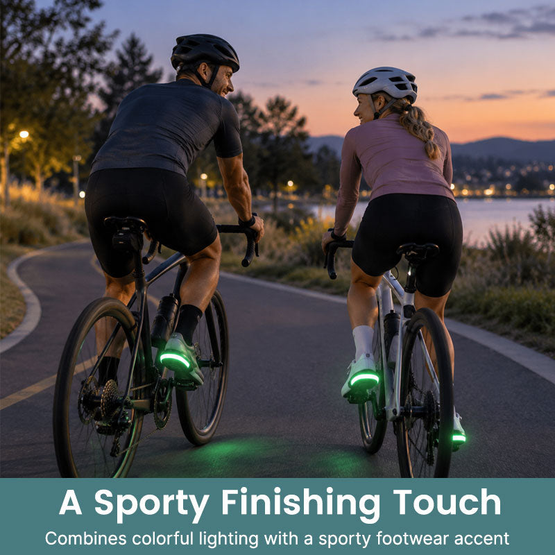 🏃‍♂️💡 LED-hälbelysning för skor – synlighetsljus för löpning och promenader