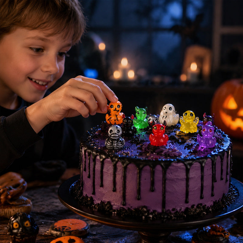 🎃🐤 Mini-ankor i harts till Halloween – 12 läskiga motiv