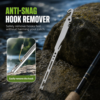 🎣Det ultimata 6-i-1-fiskverktyget! ✨Knyt knutar och ta bort krokar snabbt – 420 rostfritt stål! ⚡