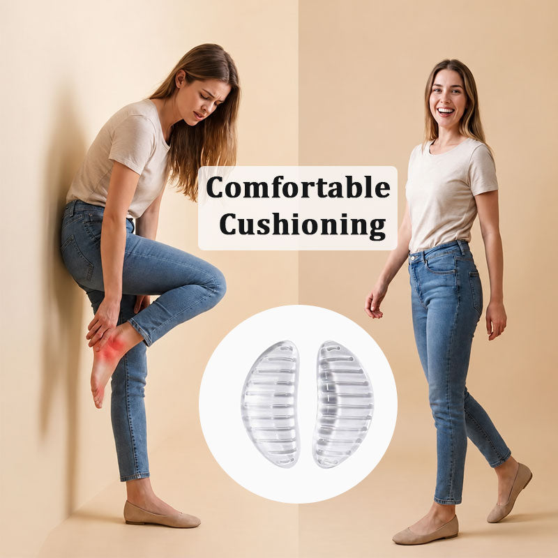 🦶☁️ Genomskinliga fotvalvsstöd — ett diskret stöd för dina fötter i vardagen