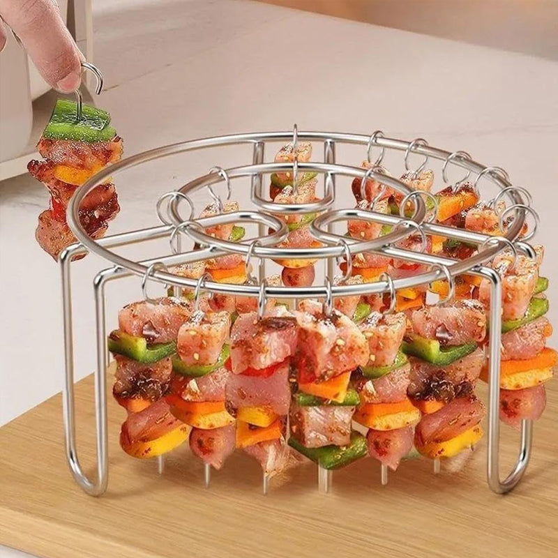 Njut av perfekt krispiga och saftiga kebab från din luftfritös! 🍢✨