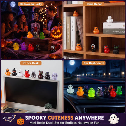 🎃🐤 Mini-ankor i harts till Halloween – 12 läskiga motiv
