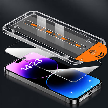 📱✨ Rödschimmer sekretesshärdat glasskärmsskydd för iPhone