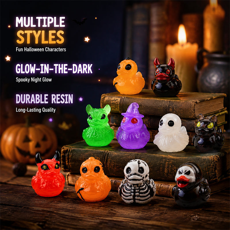🎃🐤 Mini-ankor i harts till Halloween – 12 läskiga motiv