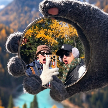 📸Handhållen selfiespegel med vidvinkel och hög upplösning