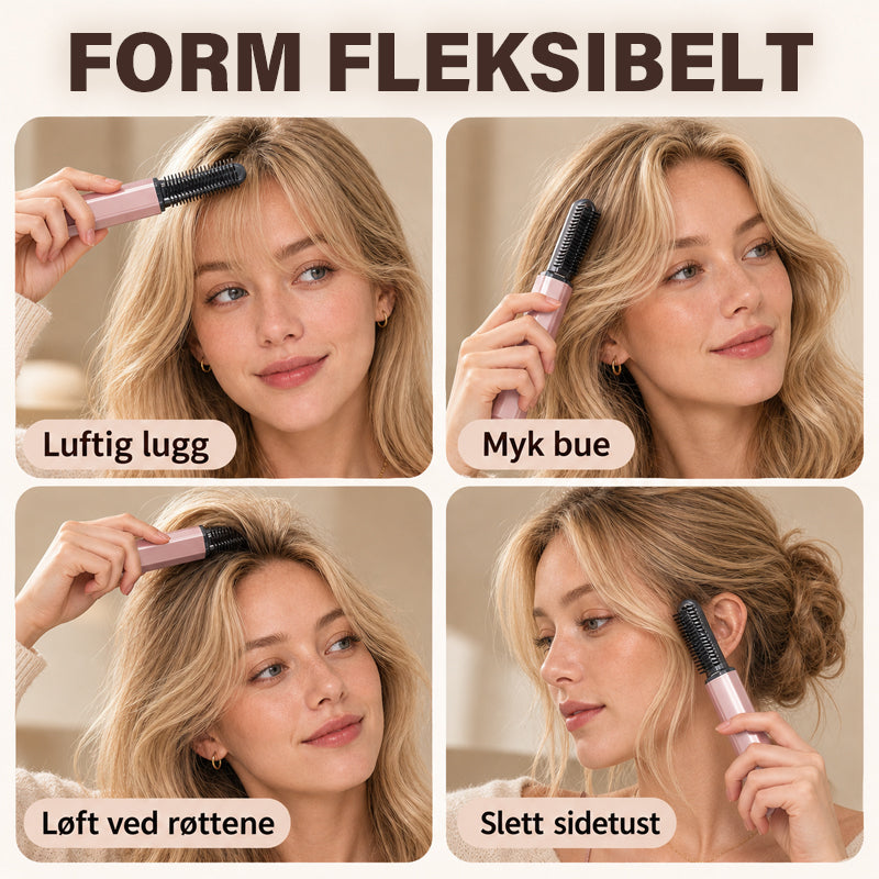 Mini portabel elektrisk locktång för lugg💇‍♀️✨