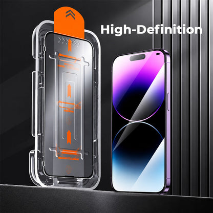 📱✨ Rödschimmer sekretesshärdat glasskärmsskydd för iPhone
