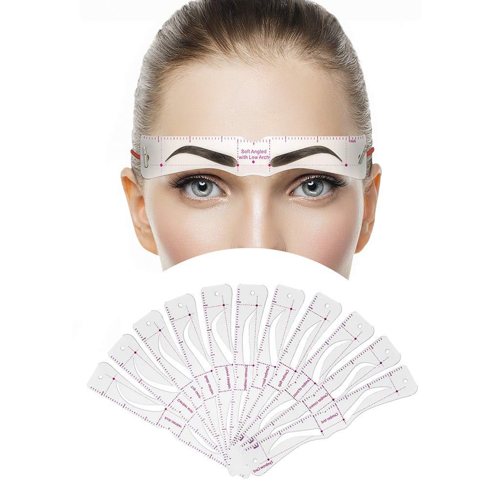 ✨💕 12 Shapes, One Perfect Brow — Eyebrow Stencil Kit