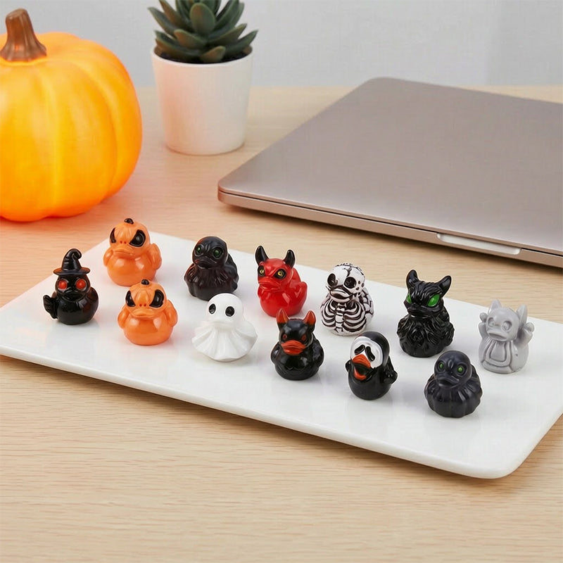 🎃🐤 Mini-ankor i harts till Halloween – 12 läskiga motiv