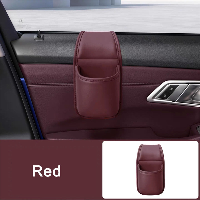 🚗 Multifunktionell förvaringsficka för bildörren: Kopphållare och mobilhållare för bilens interiör! ✨