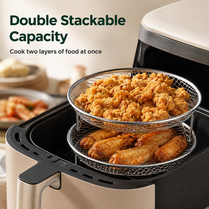 🔥🥘 Rostfritt stålgaller till luftfritösen – Krispigt utan ansträngning
