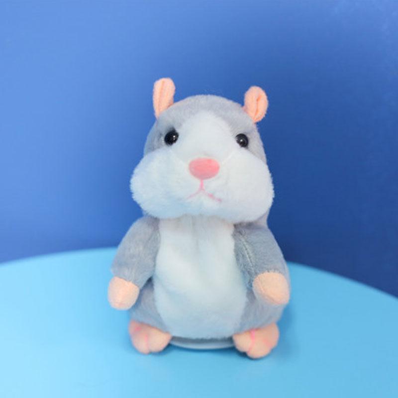 🐹 Pratsam hamsterknuffel – upprepar det du säger (15 cm) – 3 färger + julutgåva ✨🎄