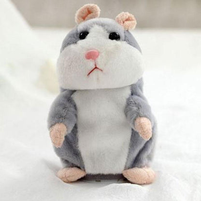 🐹 Pratsam hamsterknuffel – upprepar det du säger (15 cm) – 3 färger + julutgåva ✨🎄
